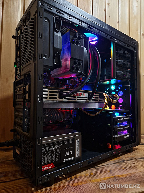 Игровой ПК/ Ryzen 5 4500/ 16gb ddr4/ r9 295x2 8gb /b450 Алматы - изображение 7