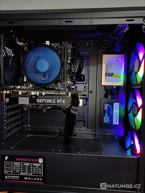 Мощный компьютер для игр и монтажа (165Hz/i5 10400F/32GB/RTX 2060S 8Gb Алматы - изображение 3
