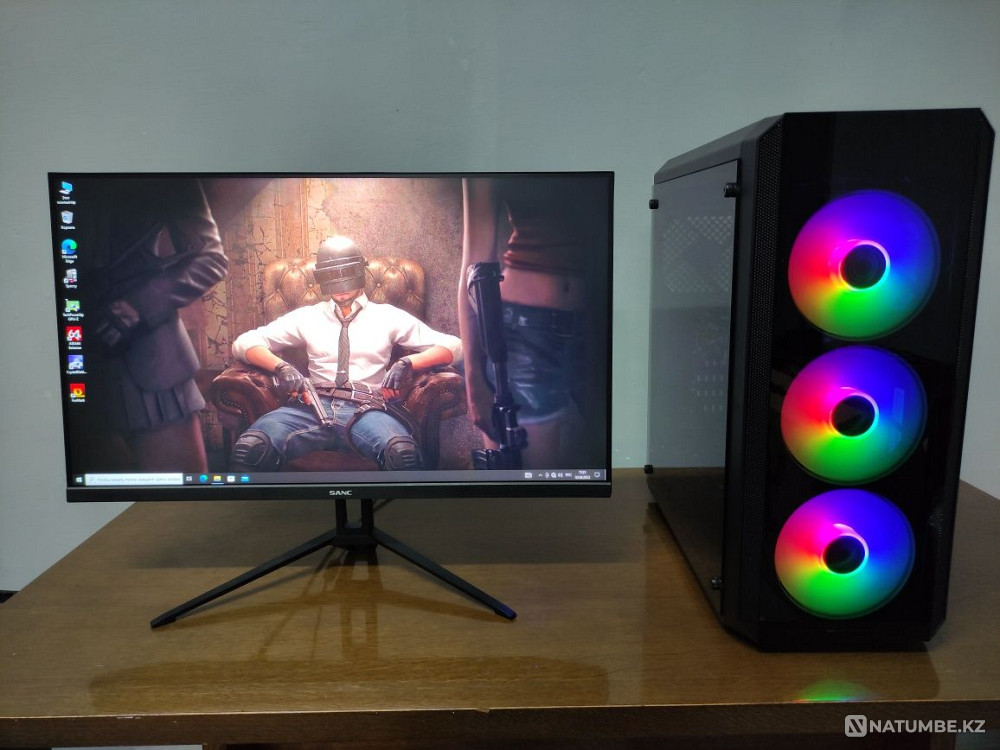 Мощный компьютер для игр и монтажа (165Hz/i5 10400F/32GB/RTX 2060S 8Gb Алматы - изображение 1