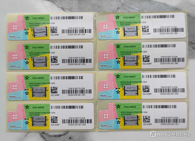 Official Windows 10 Pro Sticker and Windows 11 Pro Sticker Lifetime Almaty - photo 6