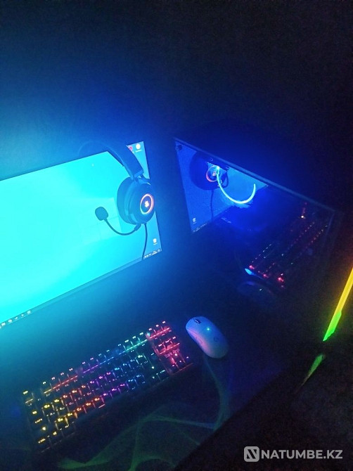 Ойын компьютері + монитор + тінтуір + пернетақта  Алматы - изображение 1