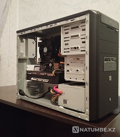 Бюджетный игровой компьютер на базе i3 7100 в паре с gtx 1060 6gb Алматы - изображение 1