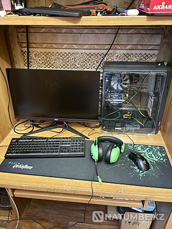 Игровой компьютер с монитором 165hz; полный комплект девайсов Алматы - изображение 1