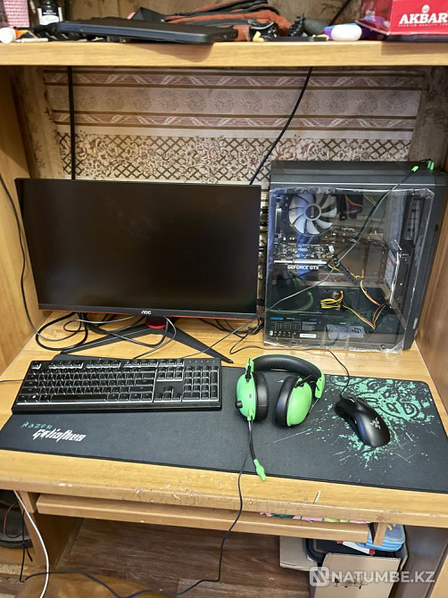 Игровой компьютер с монитором 165hz; полный комплект девайсов Алматы - изображение 1