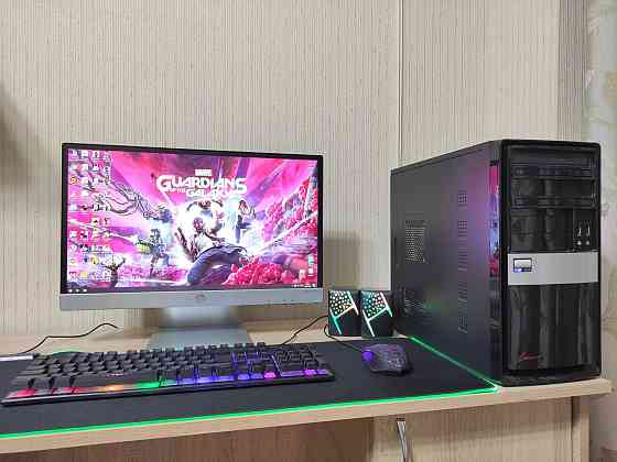 Игровой компьютер Core i5/8GB/SSD/HDD/GTX 1060+ 22 HP Pavilion монитор Алматы