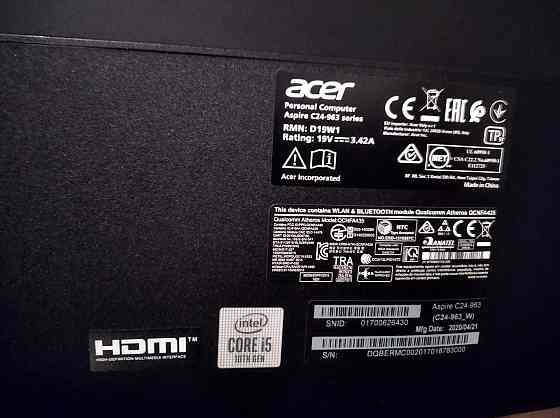 Моноблок мультимедийный ACER Aspire C24-963 Алматы