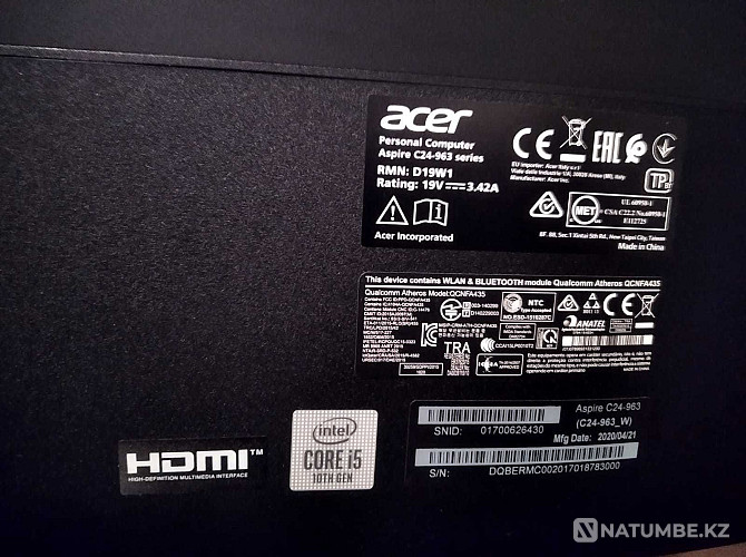 Monoblock multimedia ACER Aspire C24-963 Almaty - photo 3