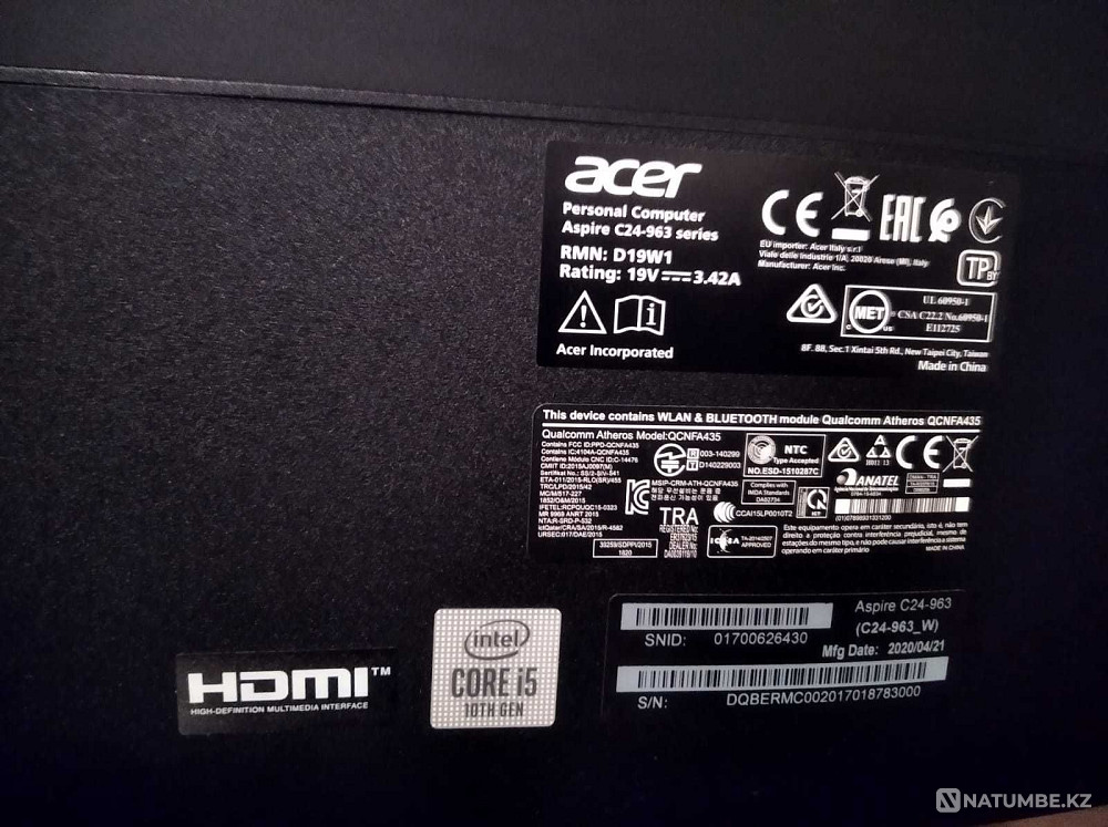 Моноблок мультимедийный ACER Aspire C24-963 Алматы - изображение 3