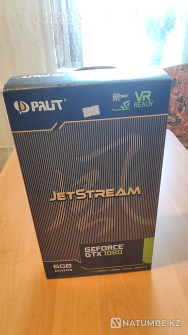 Geforce GTX1060 JetStream 6GBновая Алматы - изображение 3