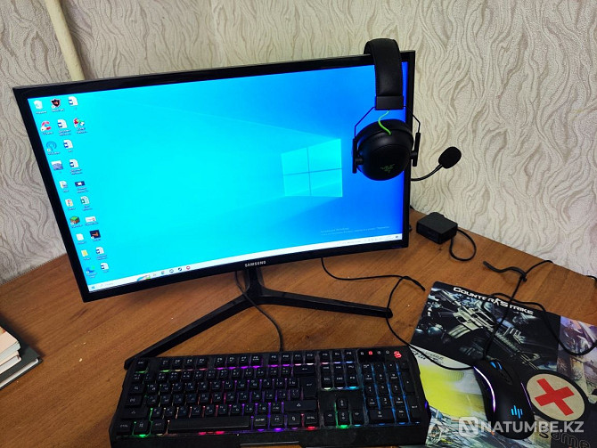 Gaming computer with monitor Almaty - photo 2