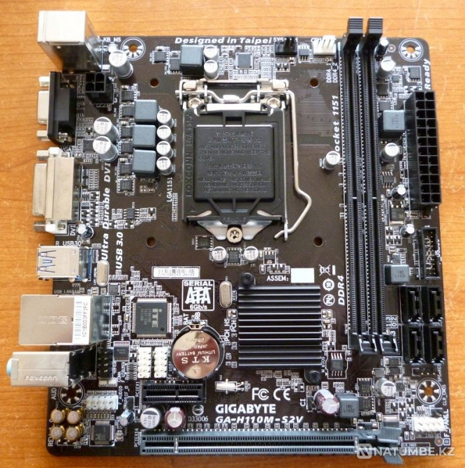 Игровой комплект i5 7500+GA-H110M-S2V Алматы - изображение 2