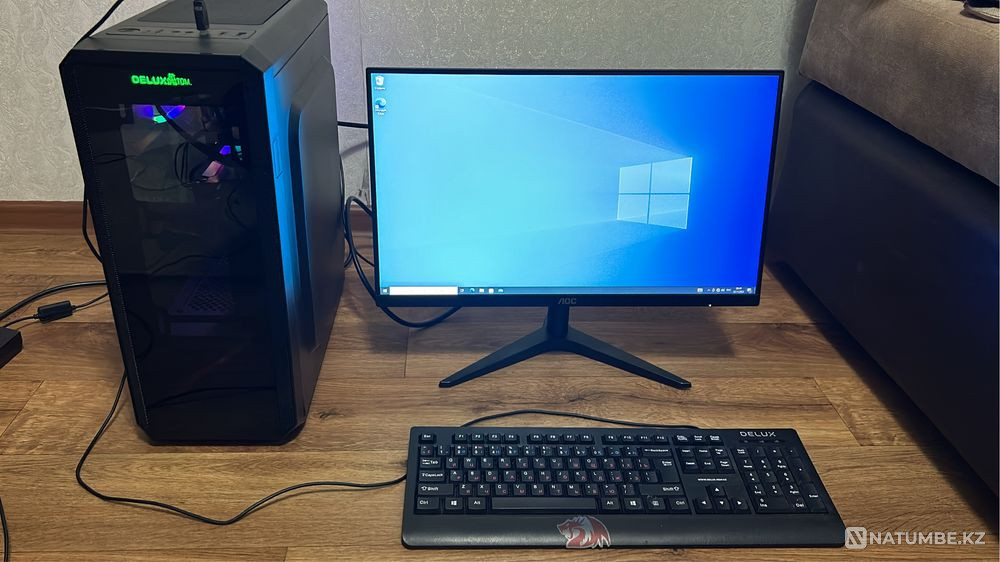 Компьютер в сборе (i5;Gtx1050;ssd) Алматы - изображение 1