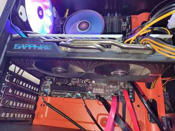 Продам игровой компьютер Core i5/16GB/RX580 8GB + 32 дюймовый монитор Алматы