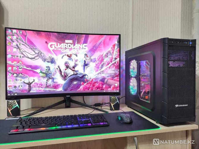 Продам игровой компьютер Core i5/16GB/RX580 8GB + 32 дюймовый монитор Алматы - изображение 2