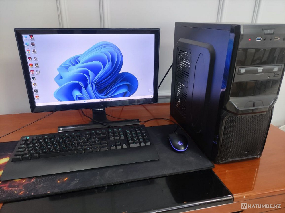 Powerful gaming computer Ryzen 5 3600; GTX 1660 Super; 16Gb RAM; 256GB Almaty - photo 1