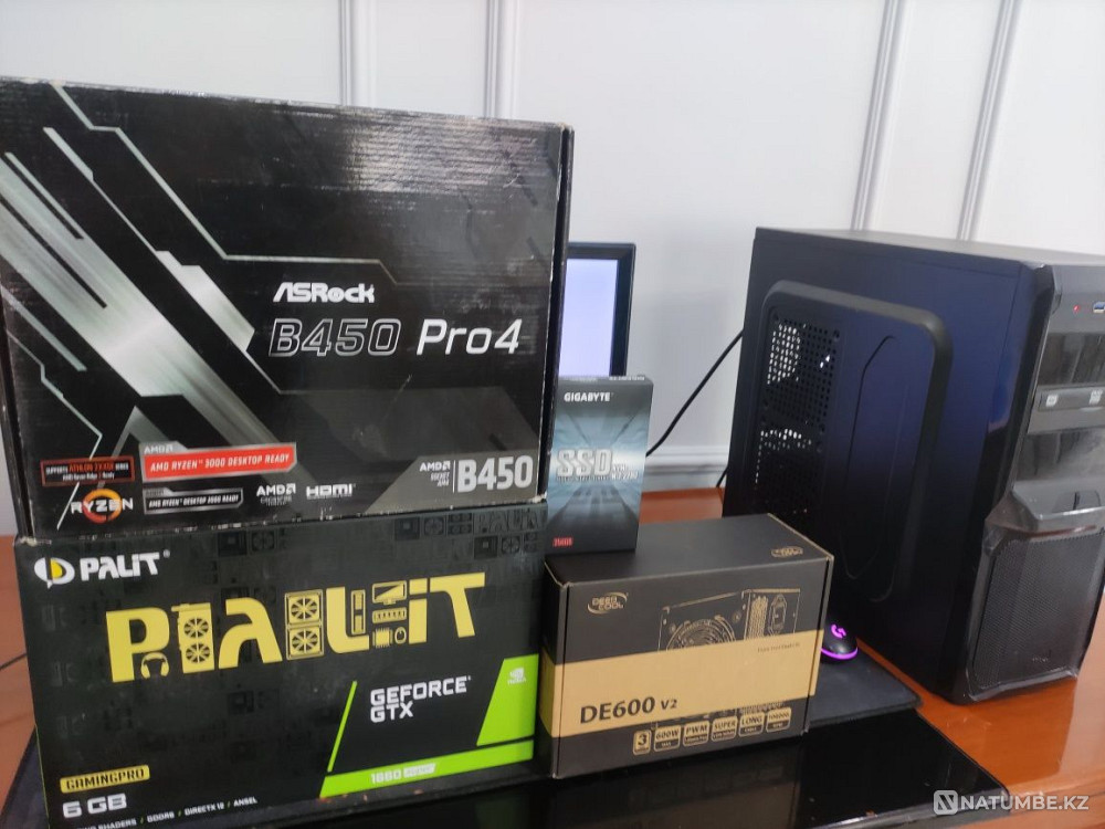Powerful gaming computer Ryzen 5 3600; GTX 1660 Super; 16Gb RAM; 256GB Almaty - photo 3