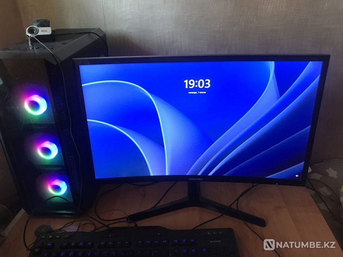 Продам игровой компьютер R5 2600/RX570/16 DDR4/1 TB M2 Алматы - изображение 1