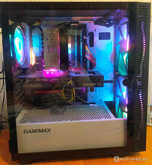 Системный блок игровой AMD Razen 5 3600 + RX6600 Алматы - изображение 3