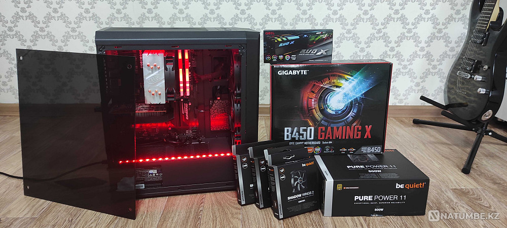 Мощный Системный блок Ryzen5|16GB||SSDm2|Be quiet! Алматы - изображение 1