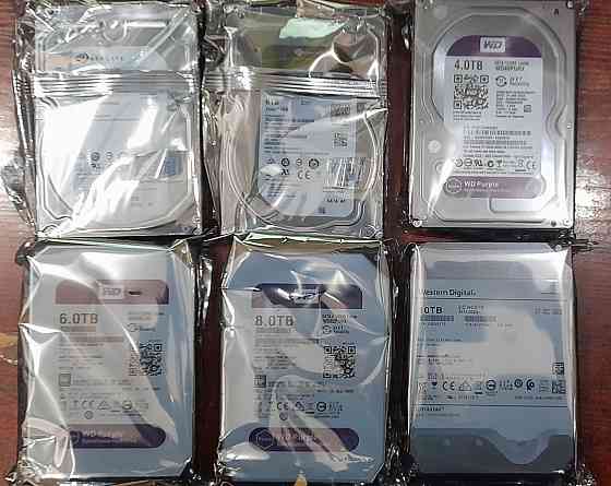 Жесткие диски новые 1; 2; 3; 4; 6; 8; 10Tb Алматы