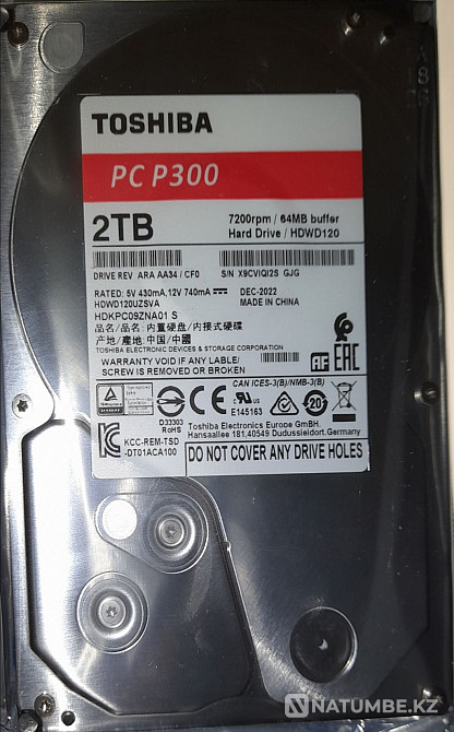 Жесткие диски новые 1; 2; 3; 4; 6; 8; 10Tb Алматы - изображение 6