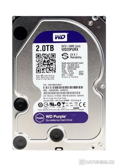 Жесткие диски новые 1; 2; 3; 4; 6; 8; 10Tb Алматы - изображение 2