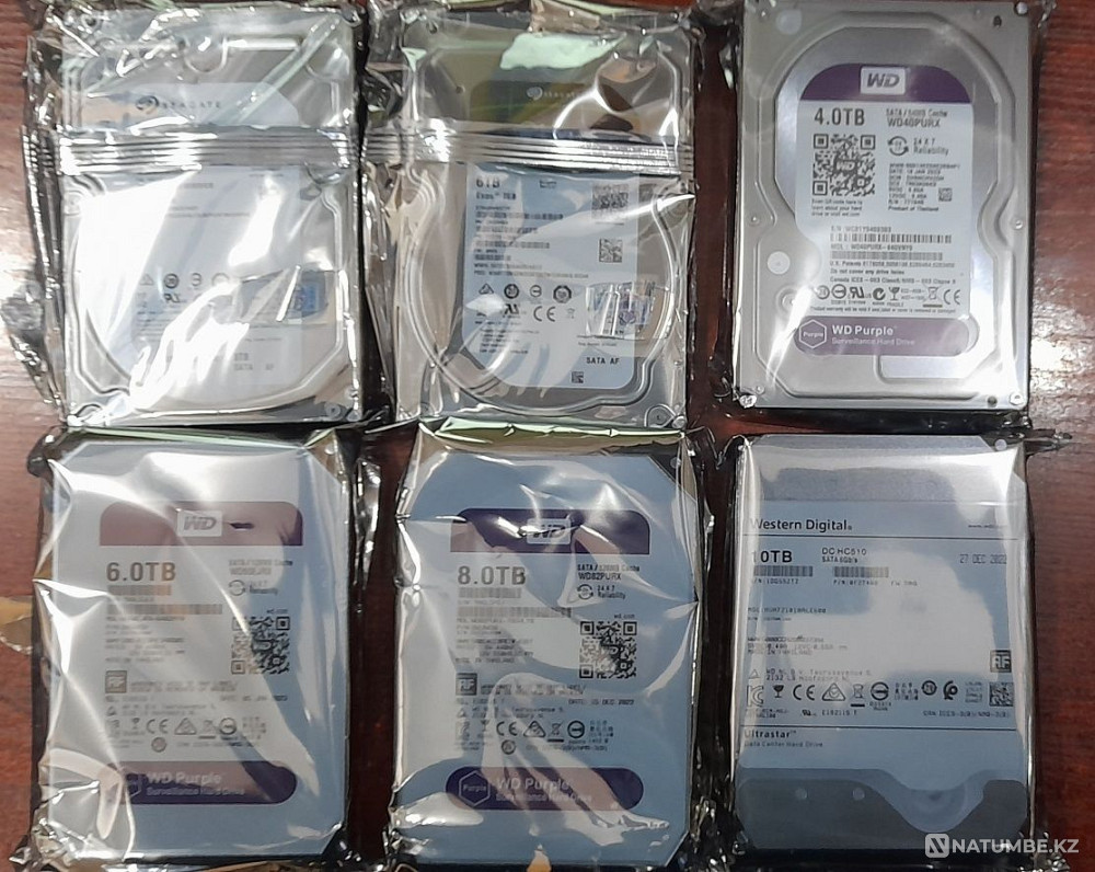 Жесткие диски новые 1; 2; 3; 4; 6; 8; 10Tb Алматы - изображение 4