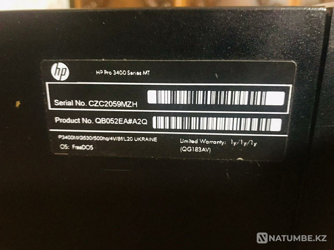Компьютер Hp Pro 3400 Алматы - изображение 3
