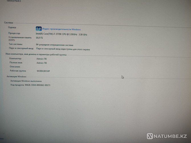Selling Computer Core i7 3770k 8 cores. Video card 8GB Almaty - photo 5