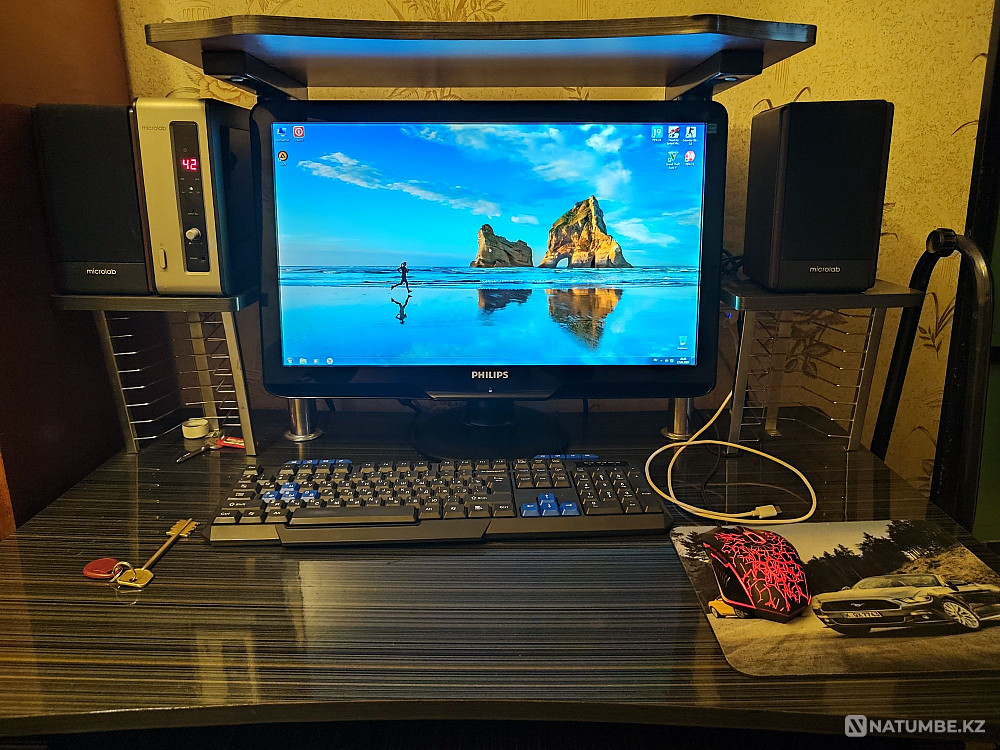 Продам Компьютер Core i7 3770k 8ядер. Видео карта 8гб Алматы - изображение 1