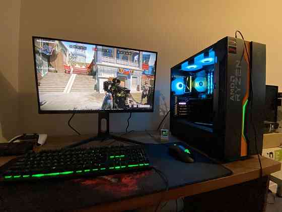 Продам игровой компьютер на Ryzen 5-2600|RTX3060|DDR4-16Gb Алматы