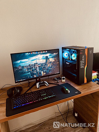 Продам игровой компьютер на Ryzen 5-2600|RTX3060|DDR4-16Gb Алматы - изображение 1