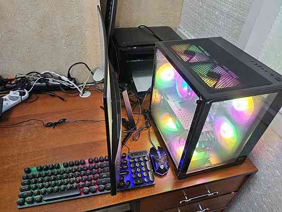 МощныйИгровой комп. Все новое в упаковке. i7/1070/16GB+27"монитор165Hz Алматы