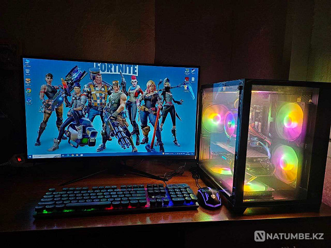 МощныйИгровой комп. Все новое в упаковке. i7/1070/16GB+27"монитор165Hz Алматы - изображение 1