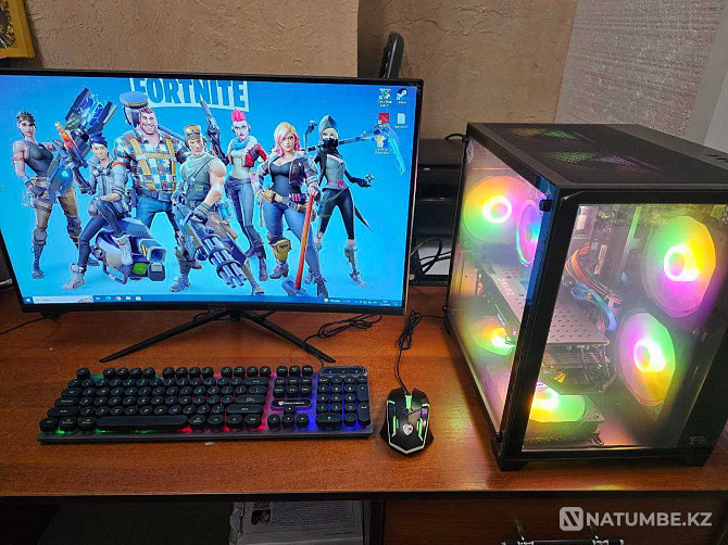 МощныйИгровой комп. Все новое в упаковке. i7/1070/16GB+27"монитор165Hz Алматы - изображение 6
