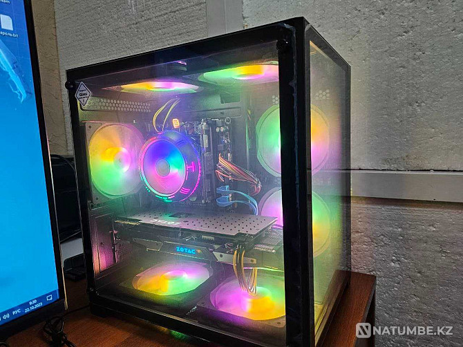 МощныйИгровой комп. Все новое в упаковке. i7/1070/16GB+27"монитор165Hz Алматы - изображение 4