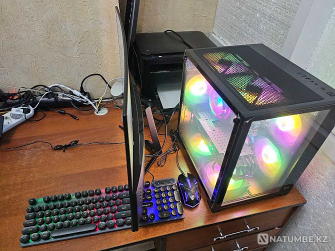 МощныйИгровой комп. Все новое в упаковке. i7/1070/16GB+27"монитор165Hz Алматы - изображение 2