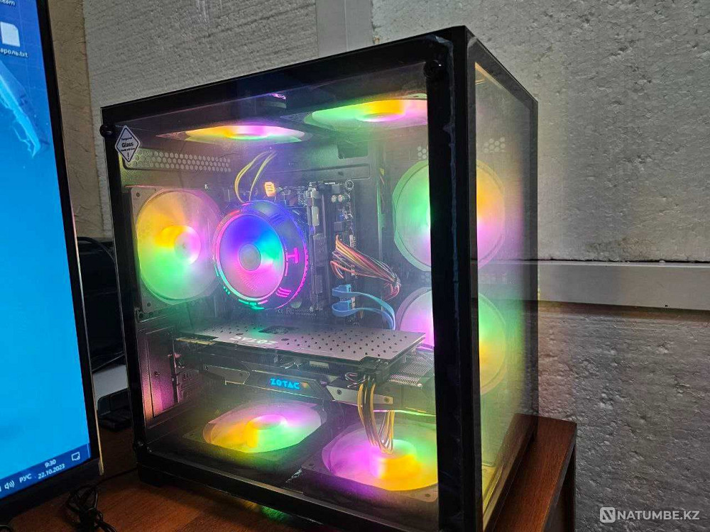 МощныйИгровой комп. Все новое в упаковке. i7/1070/16GB+27"монитор165Hz Алматы - изображение 4
