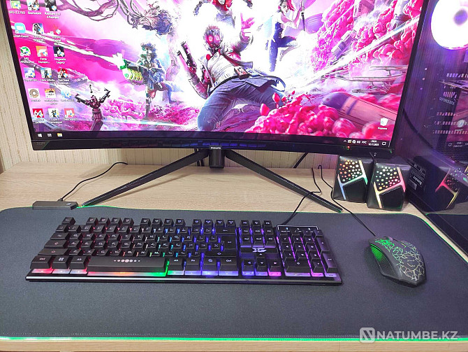 Gaming PC Core i7/16GB/SSD/GTX 1070Ti + Curved 32-inch Almaty - photo 3