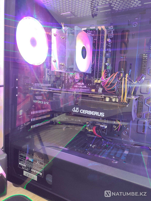 Игровой компьютер Core i7/16GB/SSD/GTX 1070Ti + Изогнутый 32-дюймовый Алматы - изображение 5