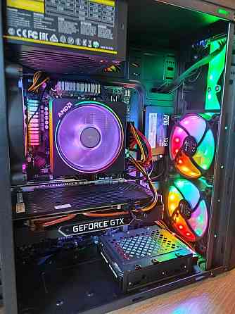 Компьютер R7-2700x/GTX1660S/DDR4-16G/SSD-120/HDD-1Tb/БП 550W Алматы
