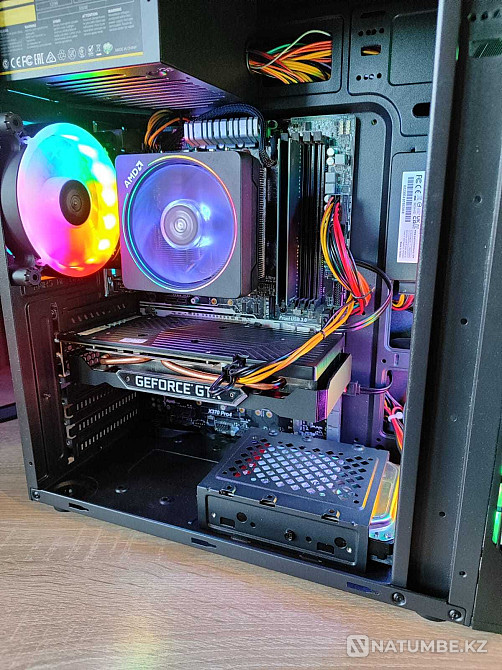 Компьютер R7-2700x/GTX1660S/DDR4-16G/SSD-120/HDD-1Tb/БП 550W Алматы - изображение 4