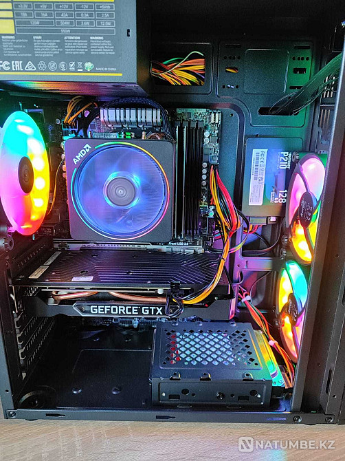 Компьютер R7-2700x/GTX1660S/DDR4-16G/SSD-120/HDD-1Tb/БП 550W Алматы - изображение 3