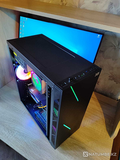 Компьютер R7-2700x/GTX1660S/DDR4-16G/SSD-120/HDD-1Tb/БП 550W Алматы - изображение 2
