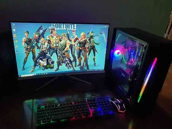 Мощный Игровой Комп-р. Все новое в упаковке. i7+1070+27"монитор 165Hz Алматы
