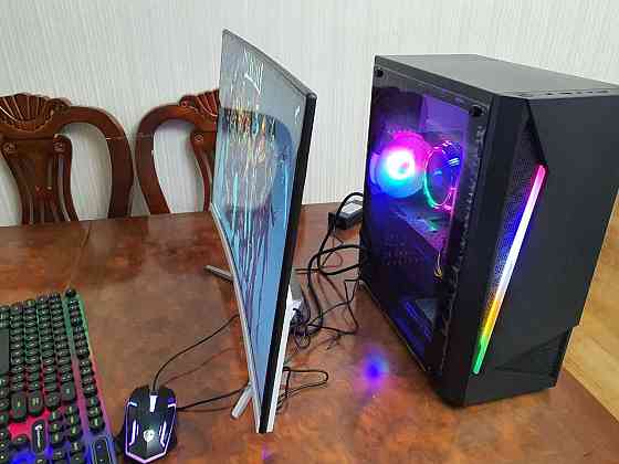 Мощный Игровой Комп-р. Все новое в упаковке. i7+1070+27"монитор 165Hz Алматы