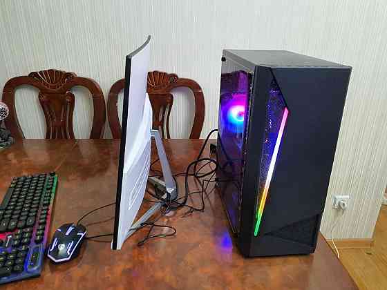 Мощный Игровой Комп-р. Все новое в упаковке. i7+1070+27"монитор 165Hz Алматы