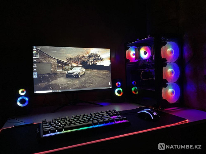 New gaming computer with monitor Almaty - photo 1