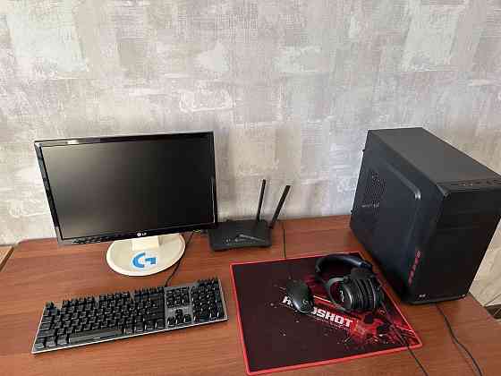 Игровой ПК 1050TI; core i5 + монитор; и игровая периферия. Almaty