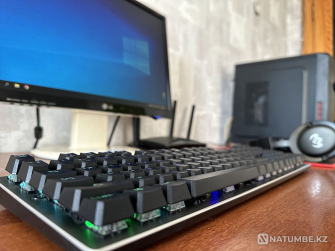 Gaming PC 1050TI; core i5 + monitor; and gaming peripherals. Almaty - photo 3